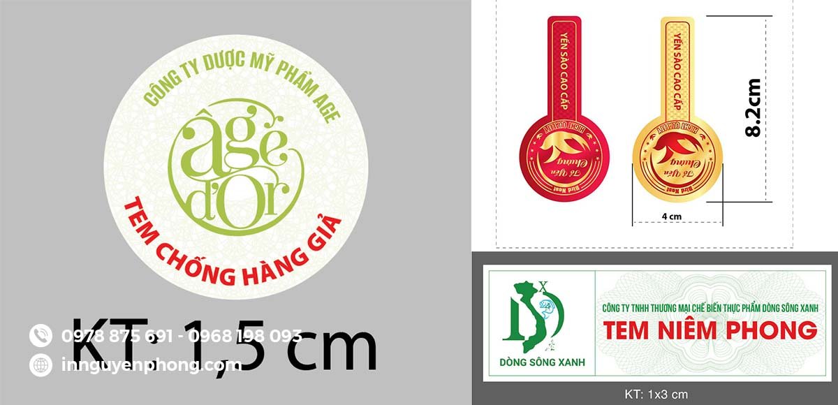 In tem niêm phong ngành dược phẩm